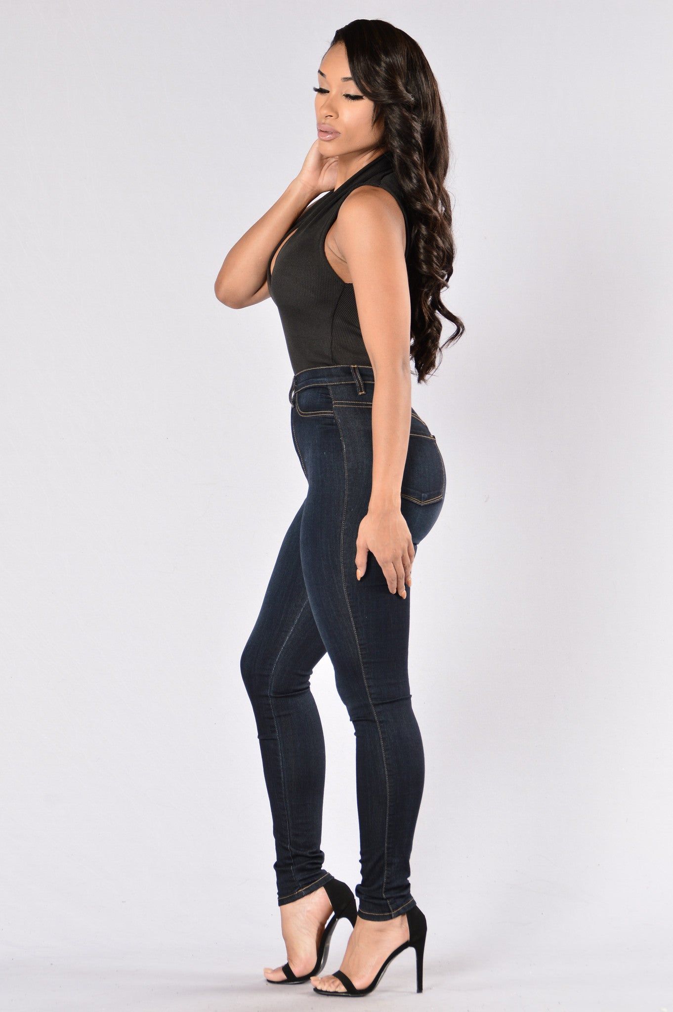 Working The Angles Bodysuit - Black sold by Fashion Nova product image thumbnail 3