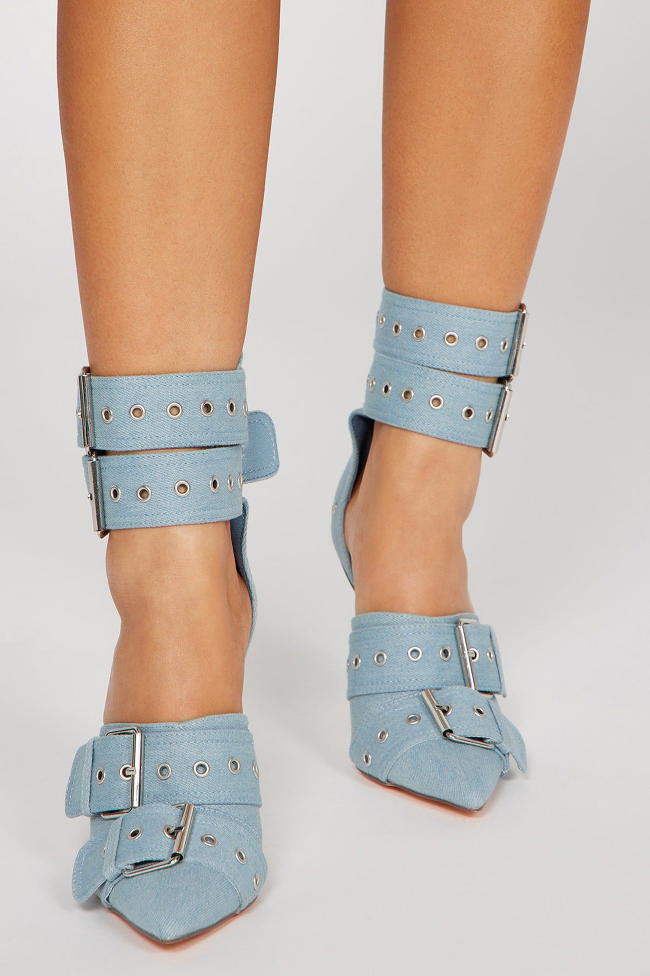 Catching Attention Pumps - Denim sold by Fashion Nova product image thumbnail 2