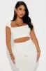 Remy Snatched Capri Pant Set - Off White sold by Fashion Nova