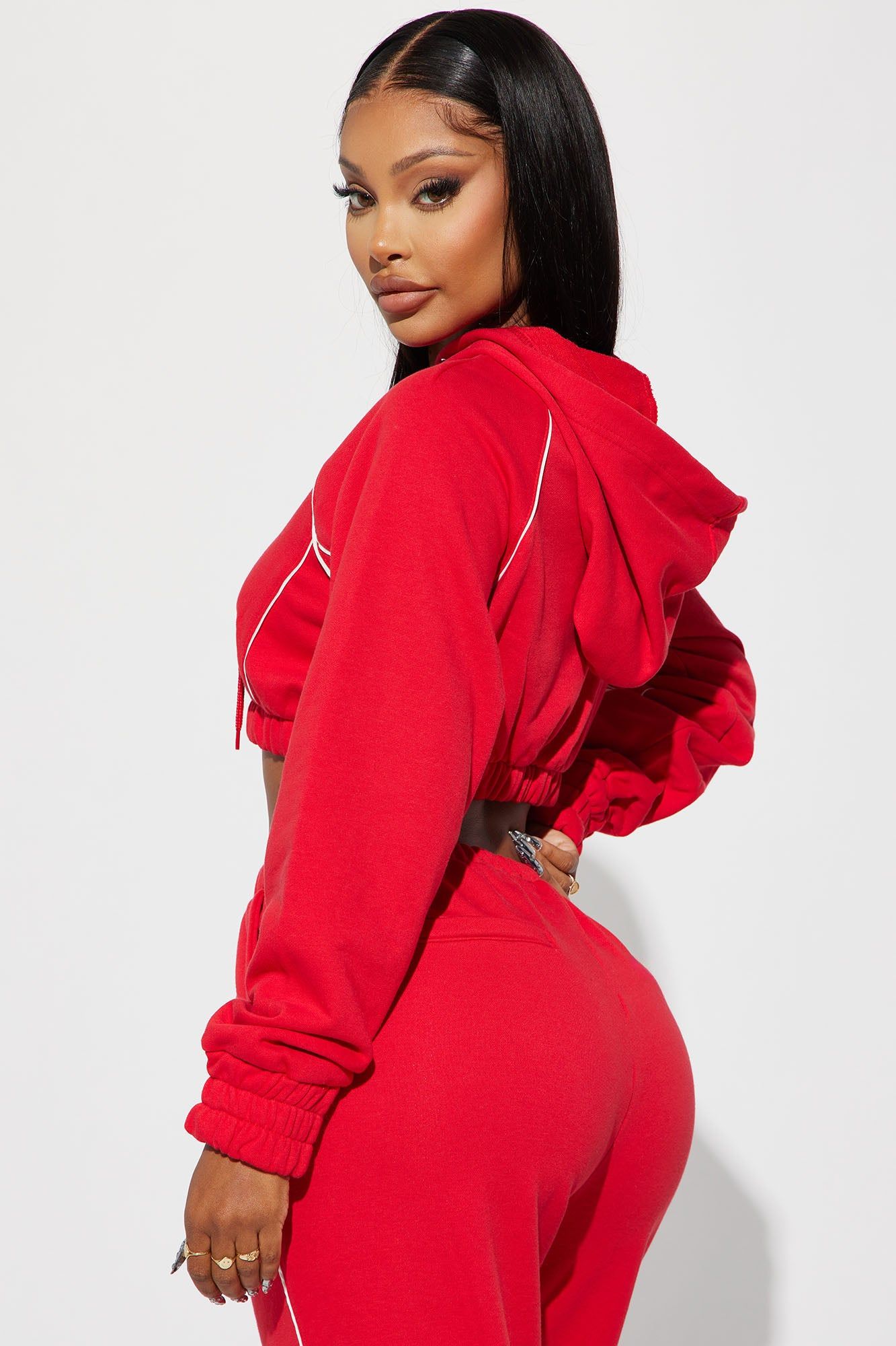 Good Moves Lounge Hoodie - Red sold by Fashion Nova product image thumbnail 3