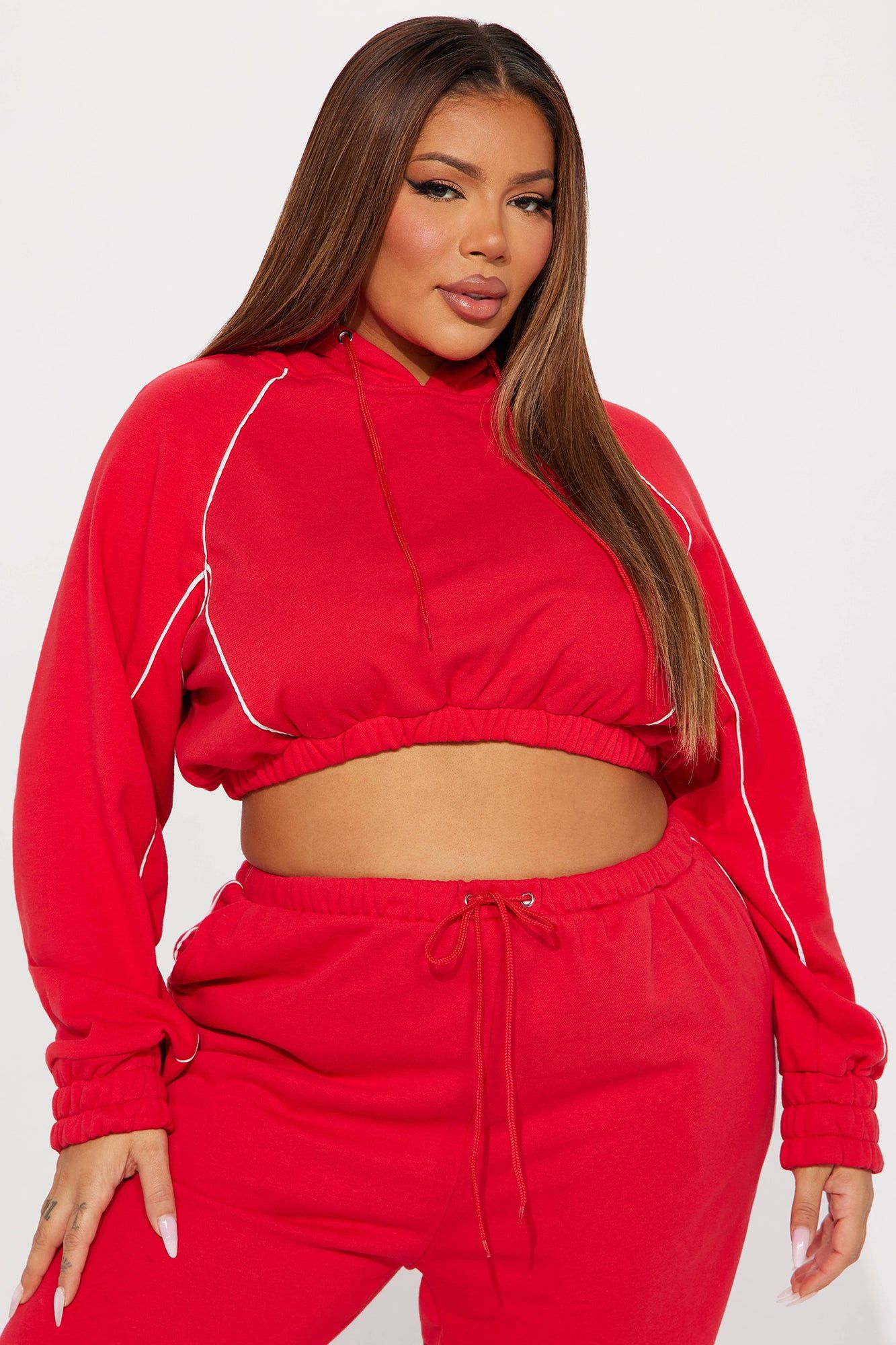 Good Moves Lounge Hoodie - Red sold by Fashion Nova product image thumbnail 4