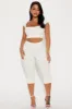 Remy Snatched Capri Pant Set - Off White sold by Fashion Nova