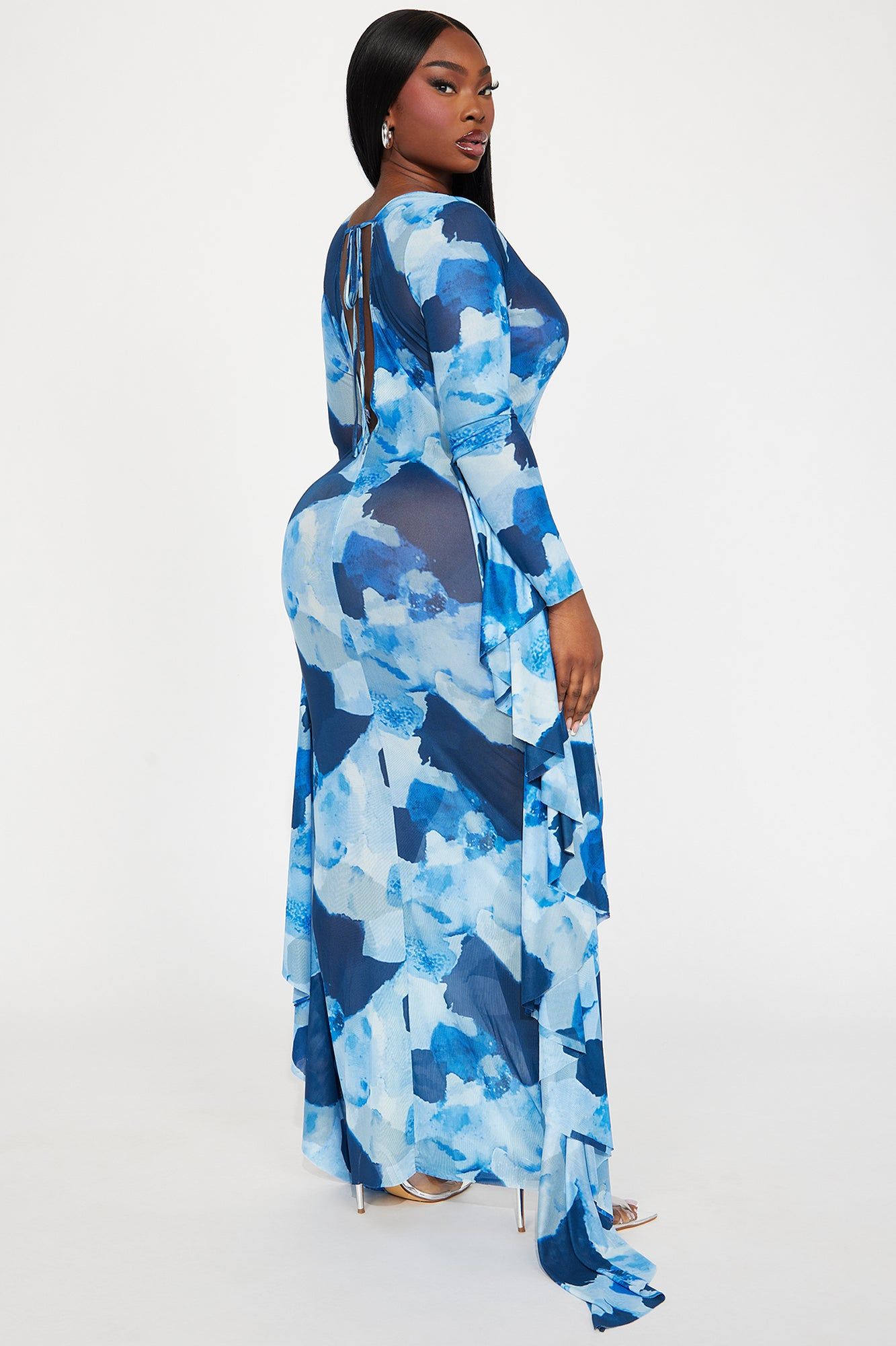 Mini Lily Cargo Maxi Skirt - Light Wash sold by Fashion Nova product image thumbnail 2