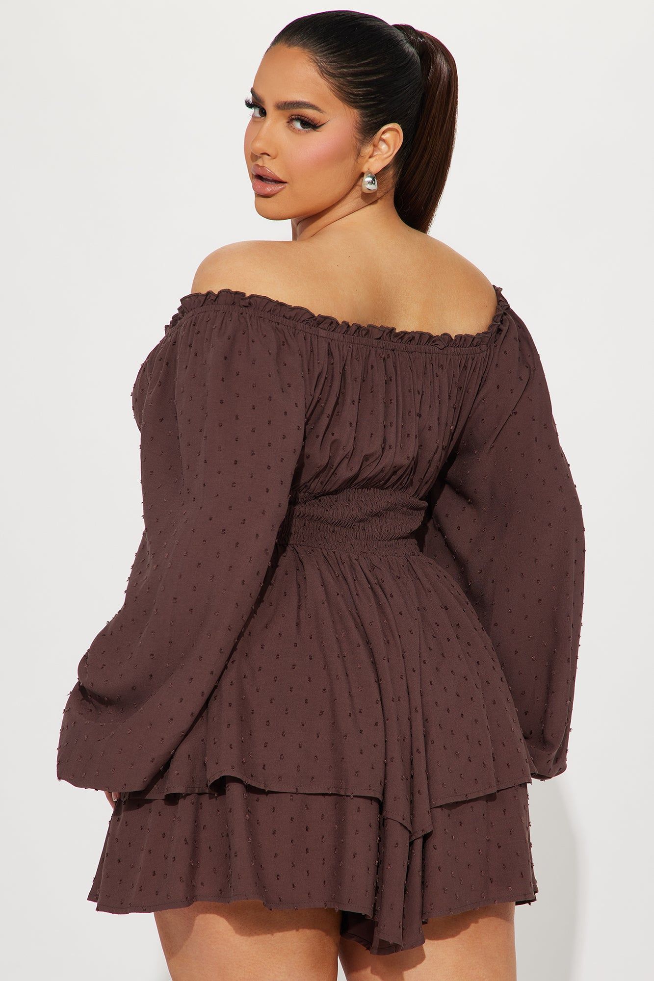 Count On You Romper - Chocolate sold by Fashion Nova product image thumbnail 5