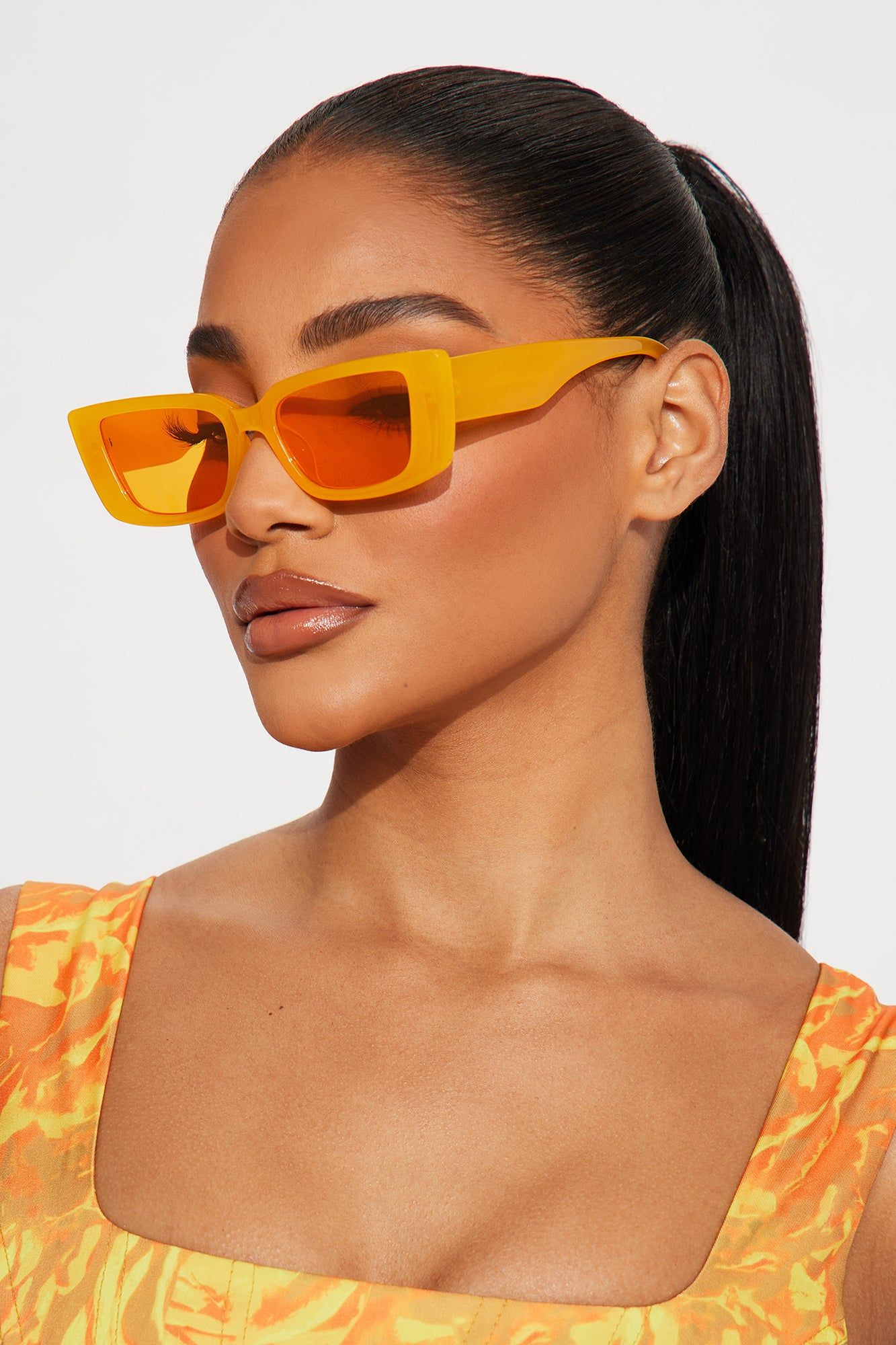 A Summer To Remember Sunglasses - Orange sold by Fashion Nova