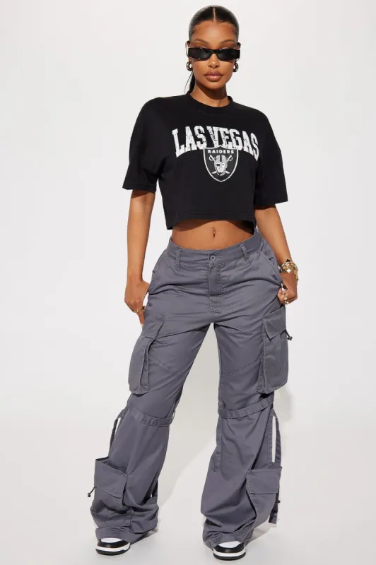 Level You Up Cargo Pant - Charcoal sold by Fashion Nova