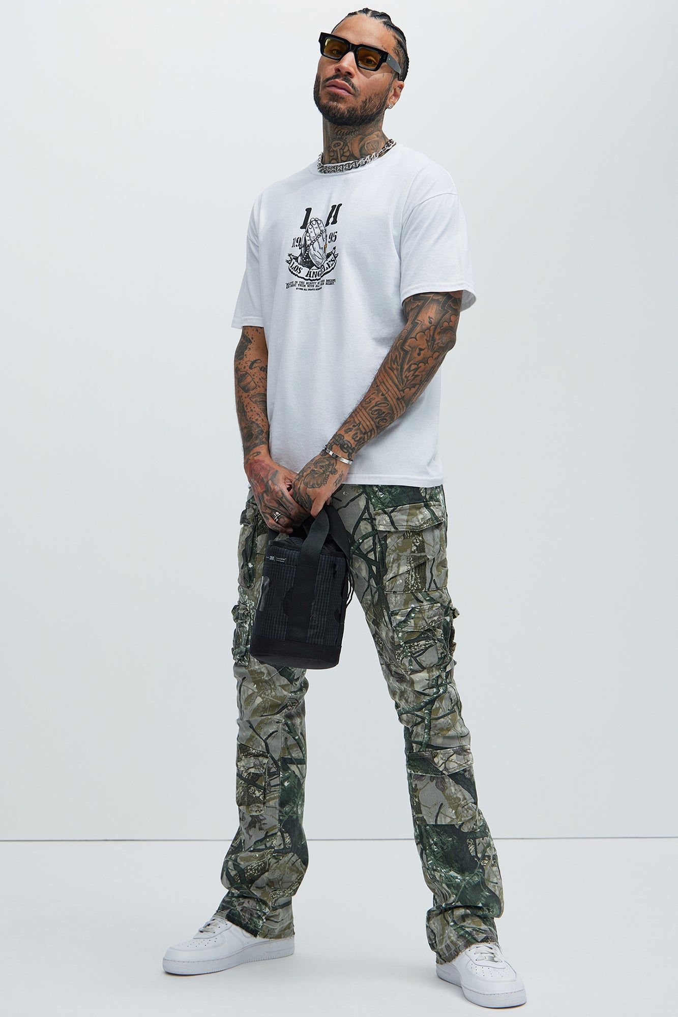 LA Blessed 1995 Short Sleeve Tee - White sold by Fashion Nova product image thumbnail 2