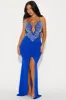 Tina Embellished Maxi Dress - Royal sold by Fashion Nova