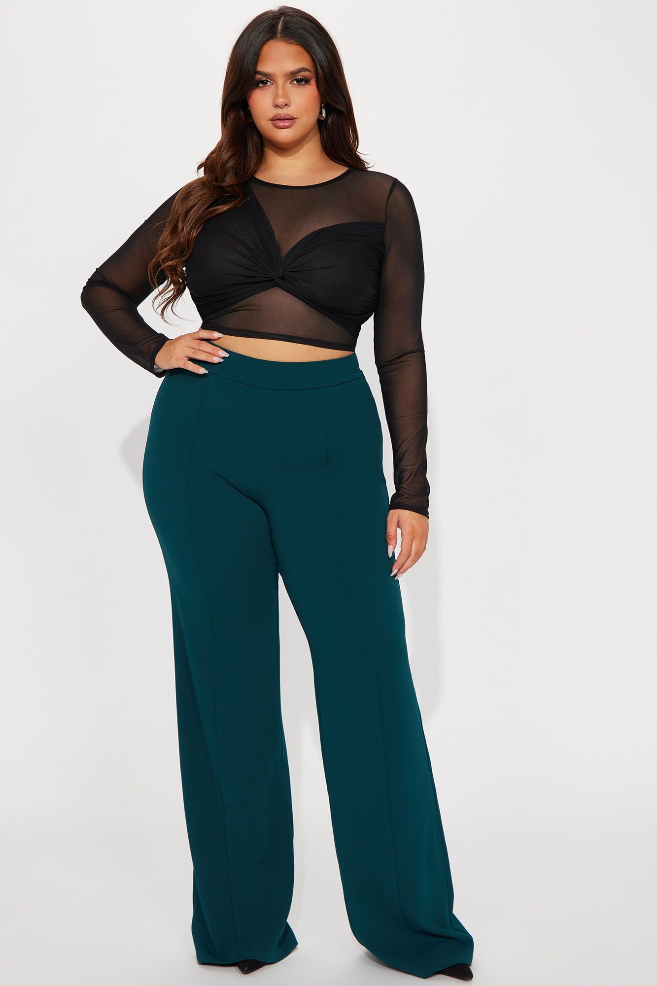 Twist Of Faith Mesh Top - Black sold by Fashion Nova product image thumbnail 5