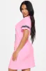 Might Fall In Love PJ Sleep Shirt - Pink/combo sold by Fashion Nova