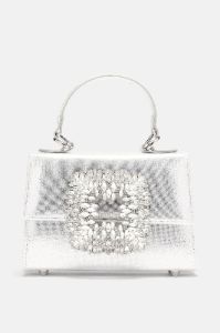Eventful Nights Handbag - Silver sold by Fashion Nova