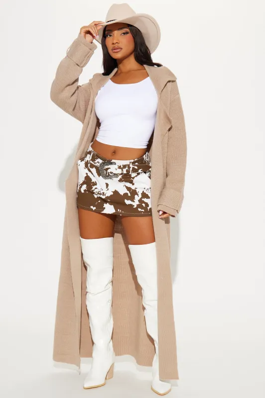 Underneath It All Cardigan - Taupe sold by Fashion Nova