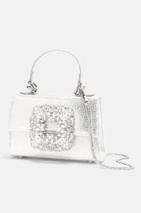 Eventful Nights Handbag - Silver sold by Fashion Nova