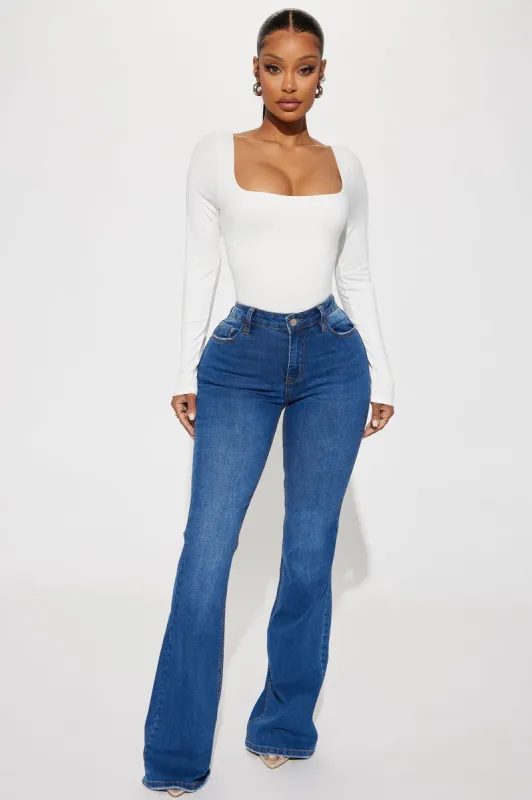 Sheri Soft Stretch Bootcut Jeans - Medium Wash sold by Fashion Nova