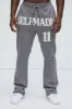 Tyson Self Made Skinny Flare Sweatpants - Grey sold by Fashion Nova