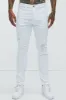 Take No L's Skinny Jean - White sold by Fashion Nova