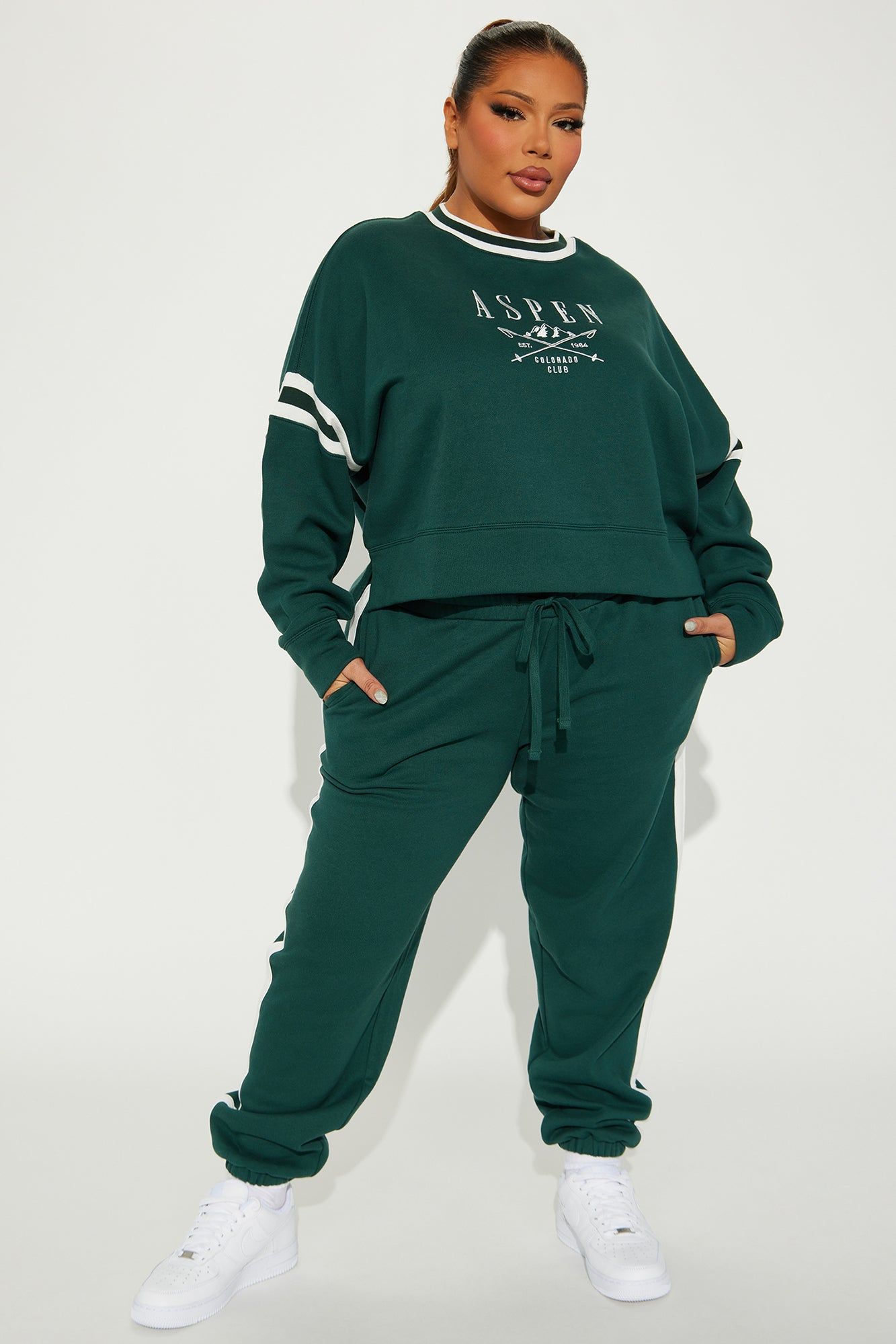 Aspen Sweatsuit - Hunter sold by Fashion Nova product image thumbnail 5
