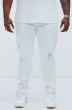 Take No L's Skinny Jean - White sold by Fashion Nova