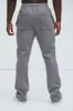 Tyson Self Made Skinny Flare Sweatpants - Grey sold by Fashion Nova