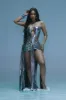 Hot Summer Scandal 2 Piece Monokini Skirt Set - Silver sold by Fashion Nova