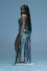Hot Summer Scandal 2 Piece Monokini Skirt Set - Silver sold by Fashion Nova