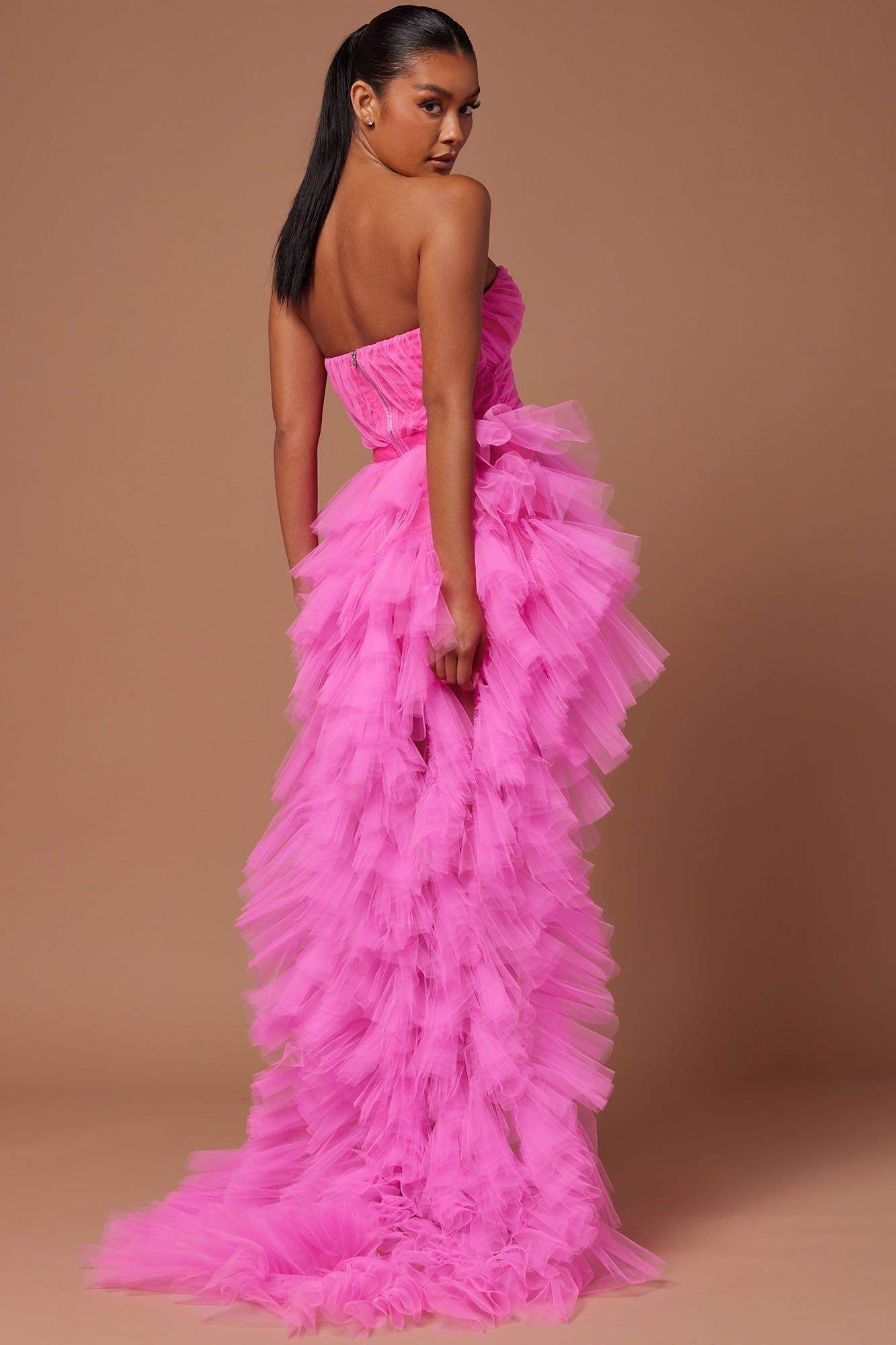 Sweetheart Tulle Maxi Dress - Hot Pink sold by Fashion Nova product image thumbnail 4