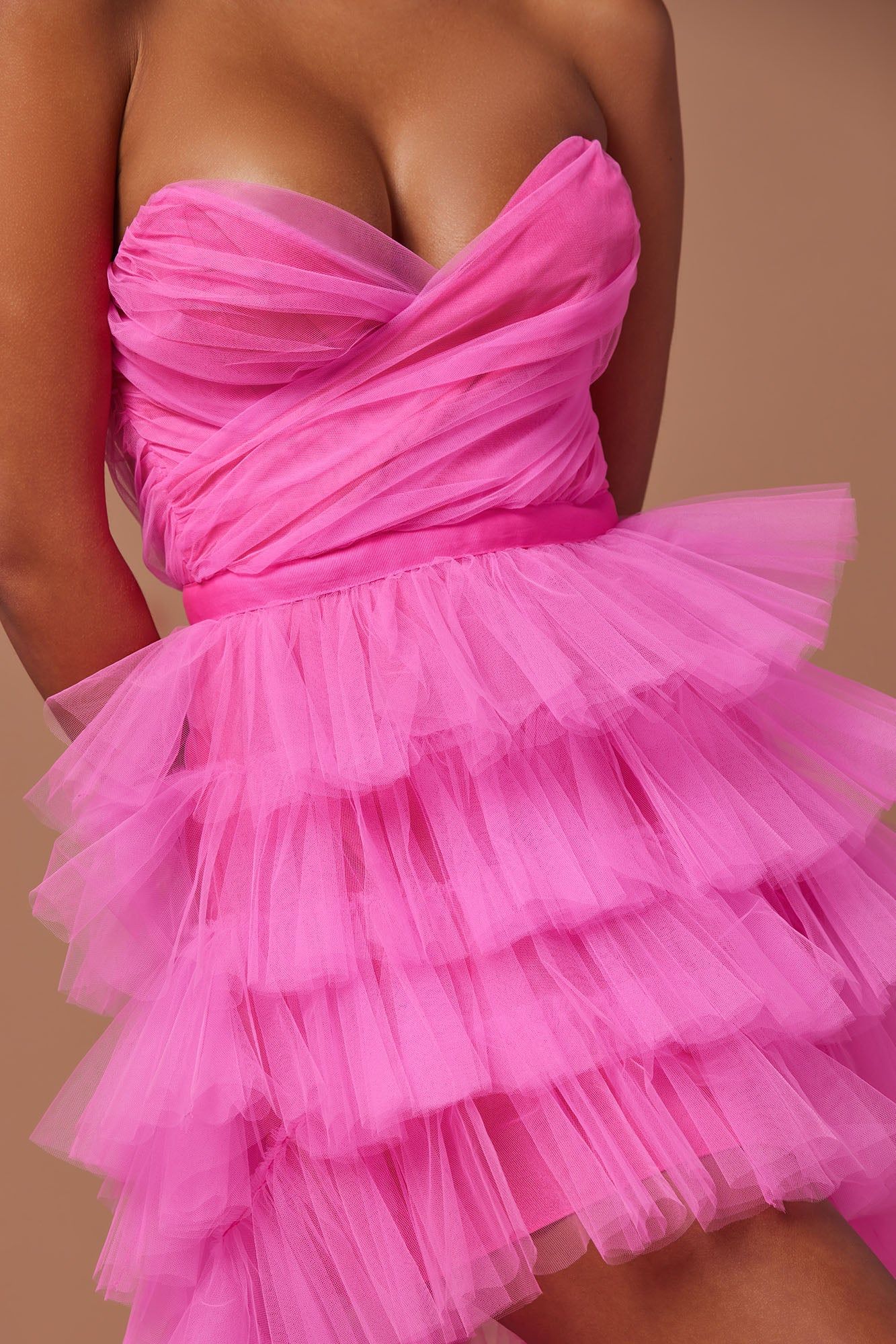 Sweetheart Tulle Maxi Dress - Hot Pink sold by Fashion Nova product image thumbnail 3