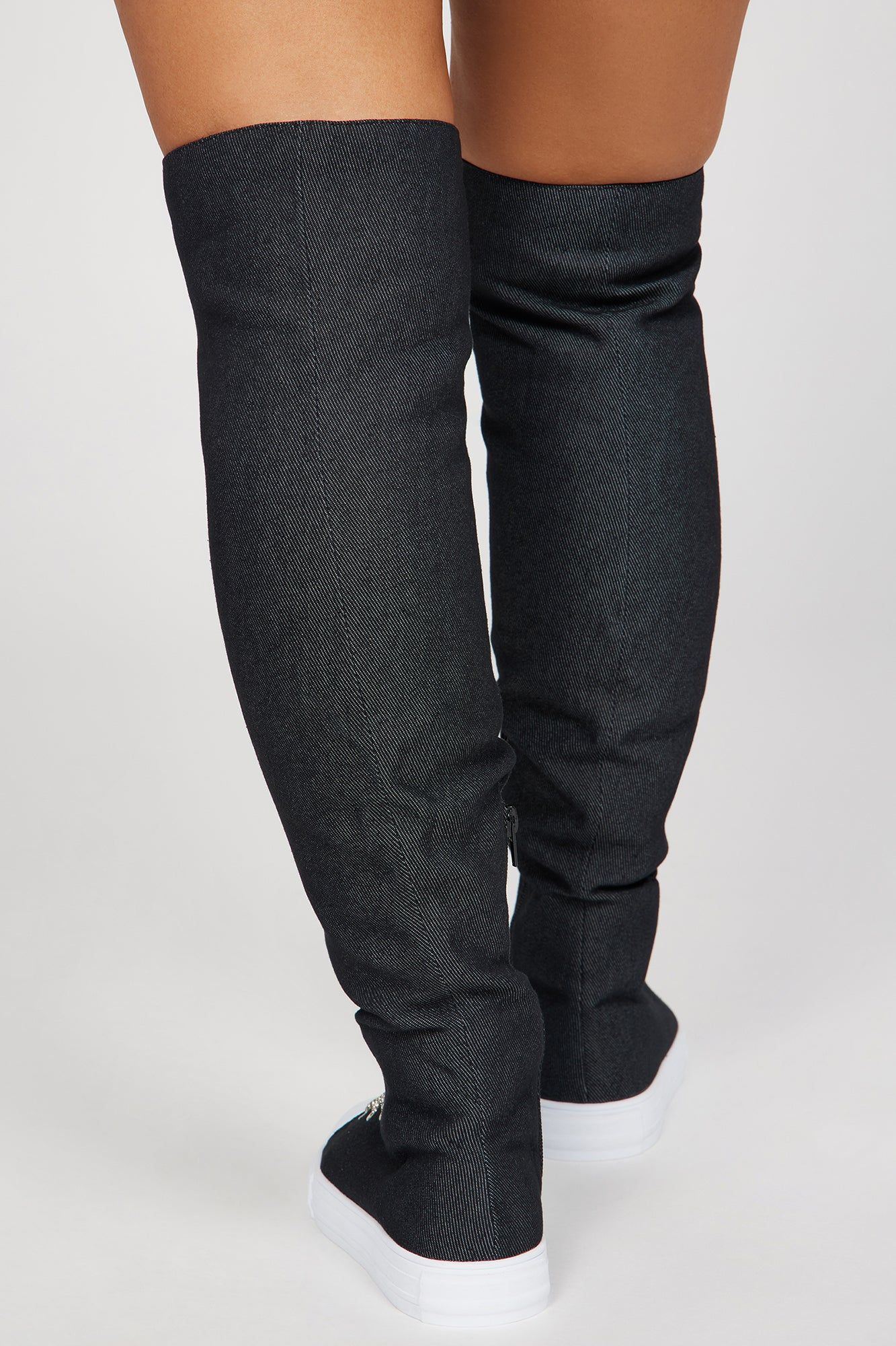 Off To School Over The Knee Boots - Black sold by Fashion Nova product image thumbnail 4