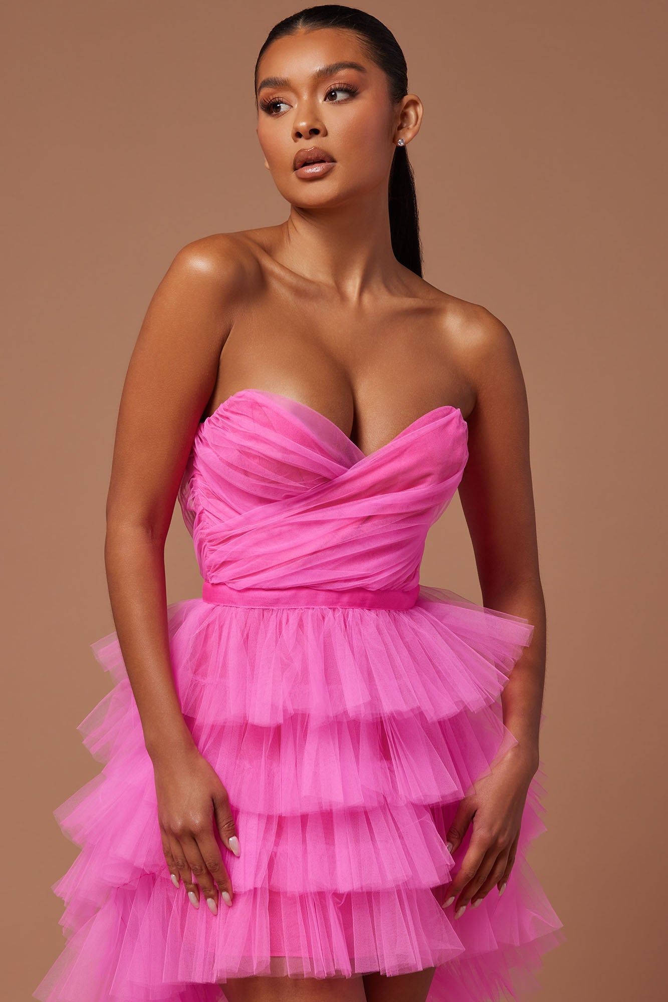 Sweetheart Tulle Maxi Dress - Hot Pink sold by Fashion Nova product image thumbnail 2