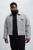 Hallron Textured Cropped Jacket - Black/White sold by Fashion Nova