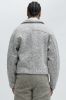 Hallron Textured Cropped Jacket - Black/White sold by Fashion Nova