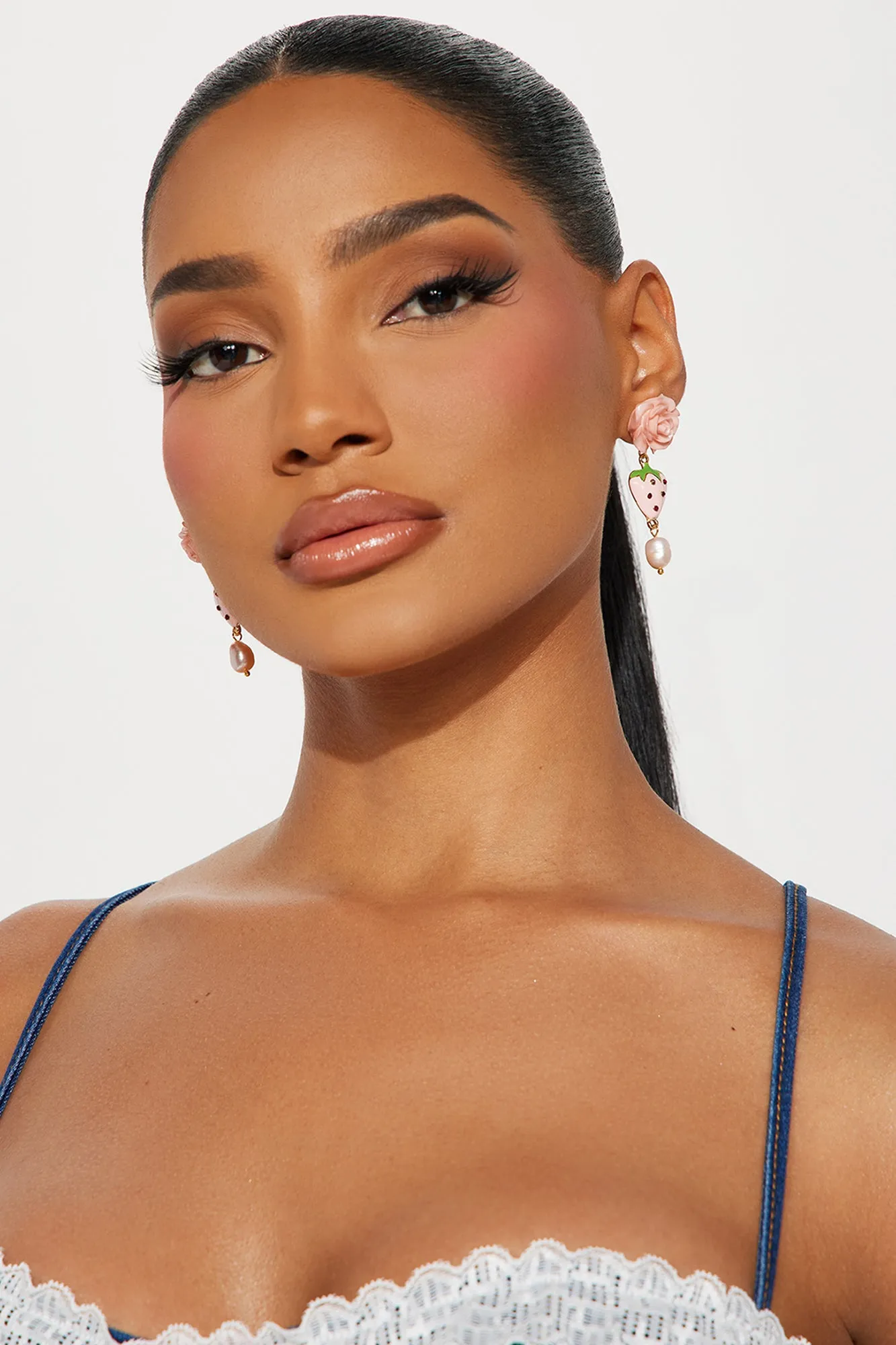 Strawberry Sorbet Earrings - Pink sold by Fashion Nova product image thumbnail 2