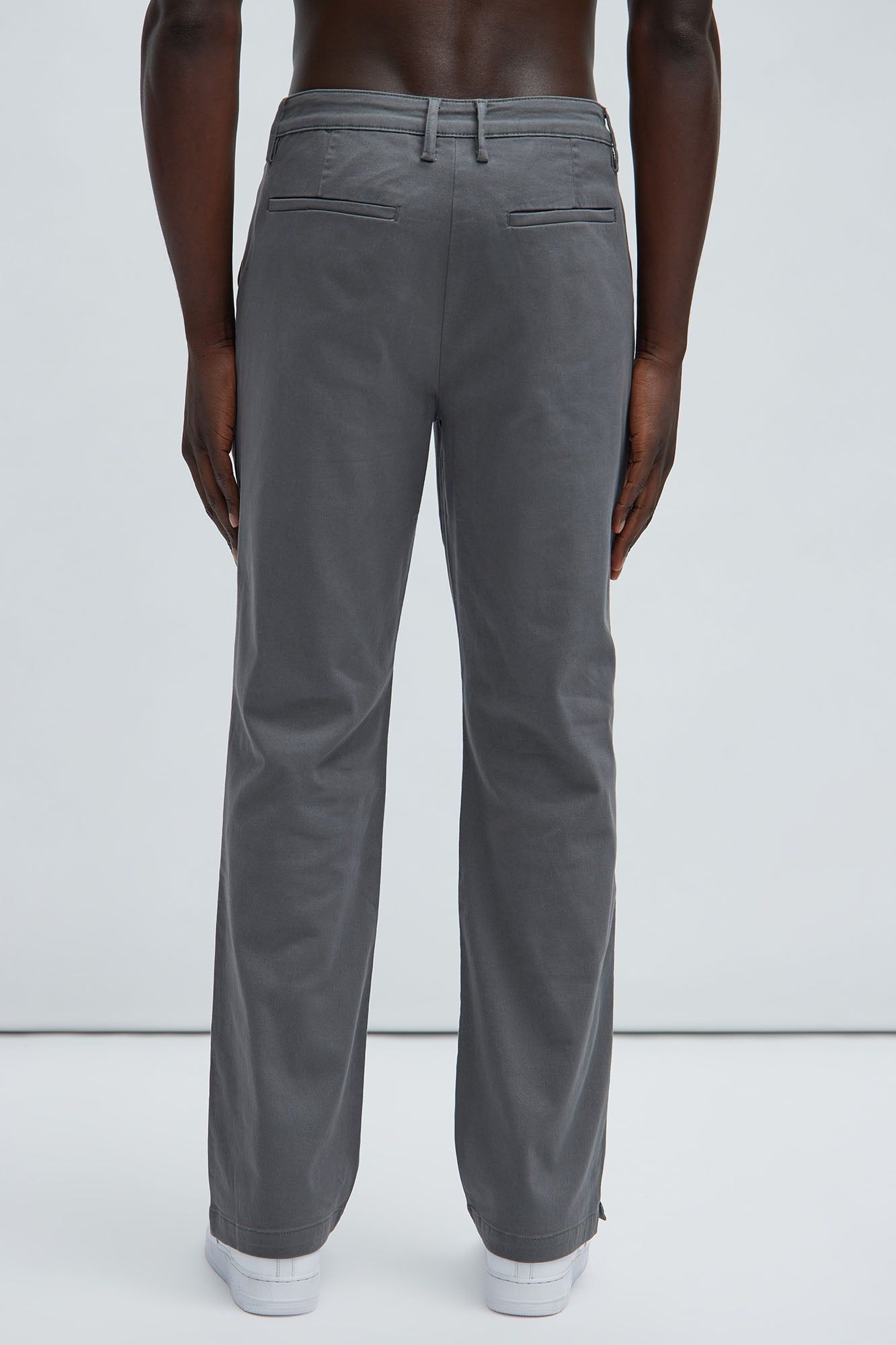 Mac Chino Straight Pants - Grey sold by Fashion Nova product image thumbnail 4