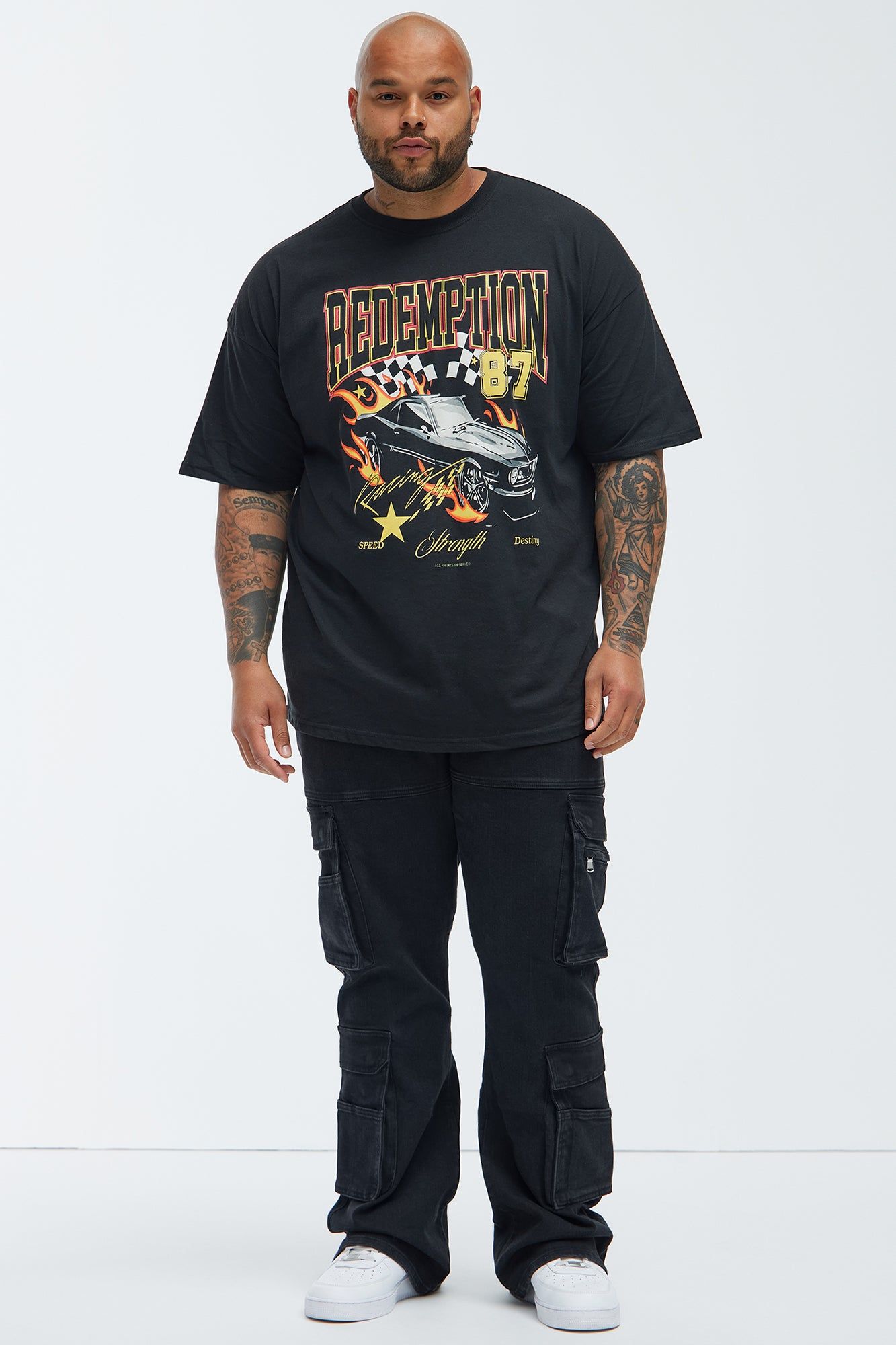 Redemption Racing Short Sleeve Tee - Black sold by Fashion Nova product image thumbnail 5