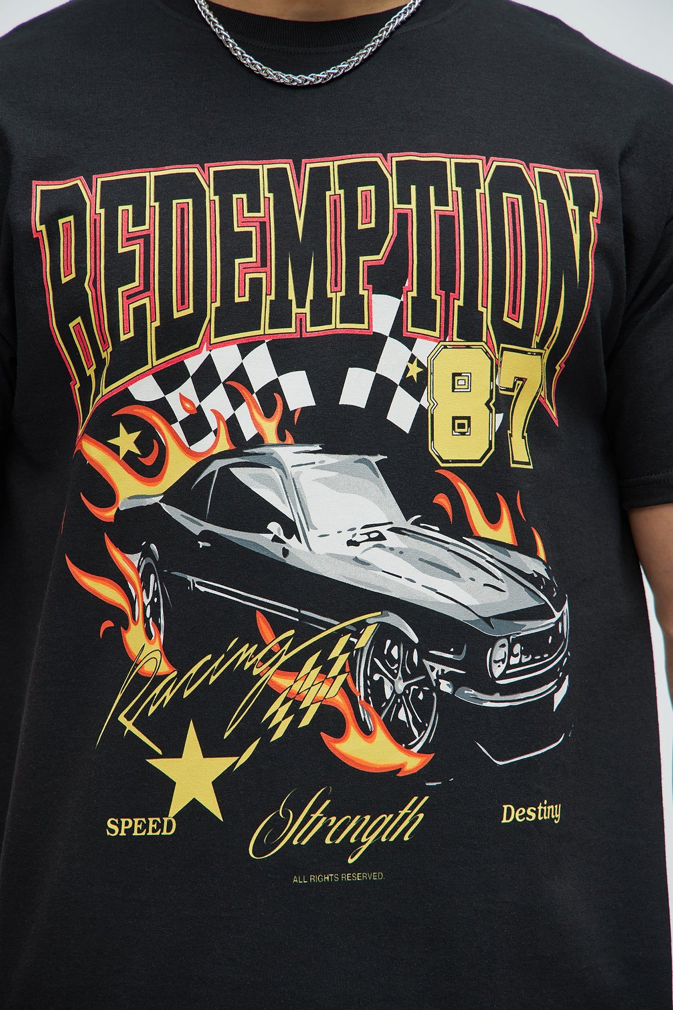 Redemption Racing Short Sleeve Tee - Black sold by Fashion Nova product image thumbnail 2
