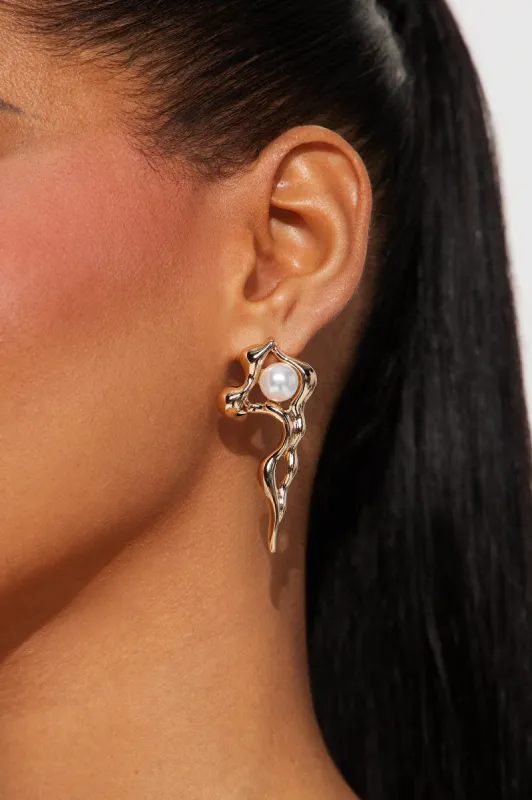 Always On The Move Earrings - Gold sold by Fashion Nova