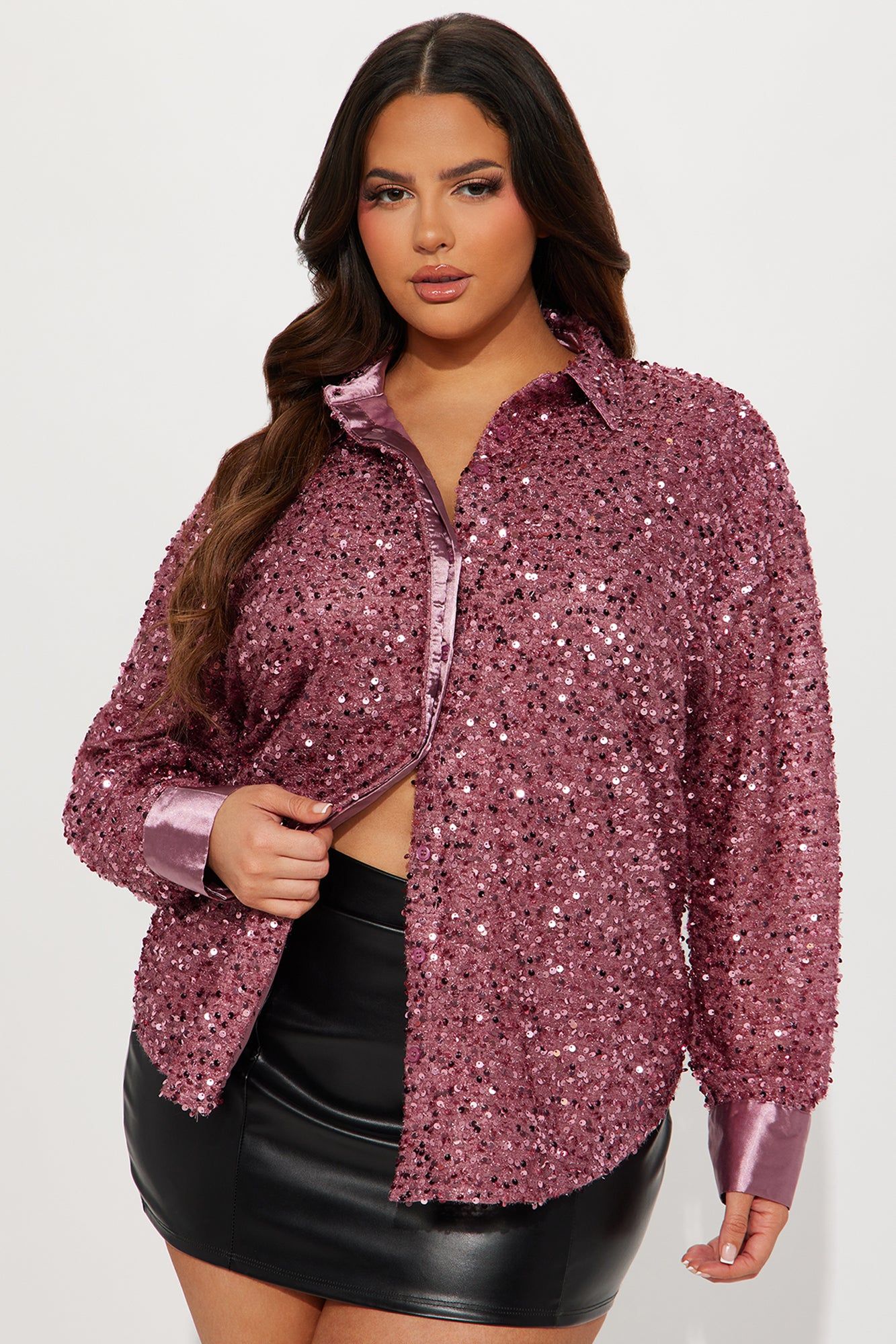 Looking Fab Sequin Top - Pink sold by Fashion Nova product image thumbnail 4