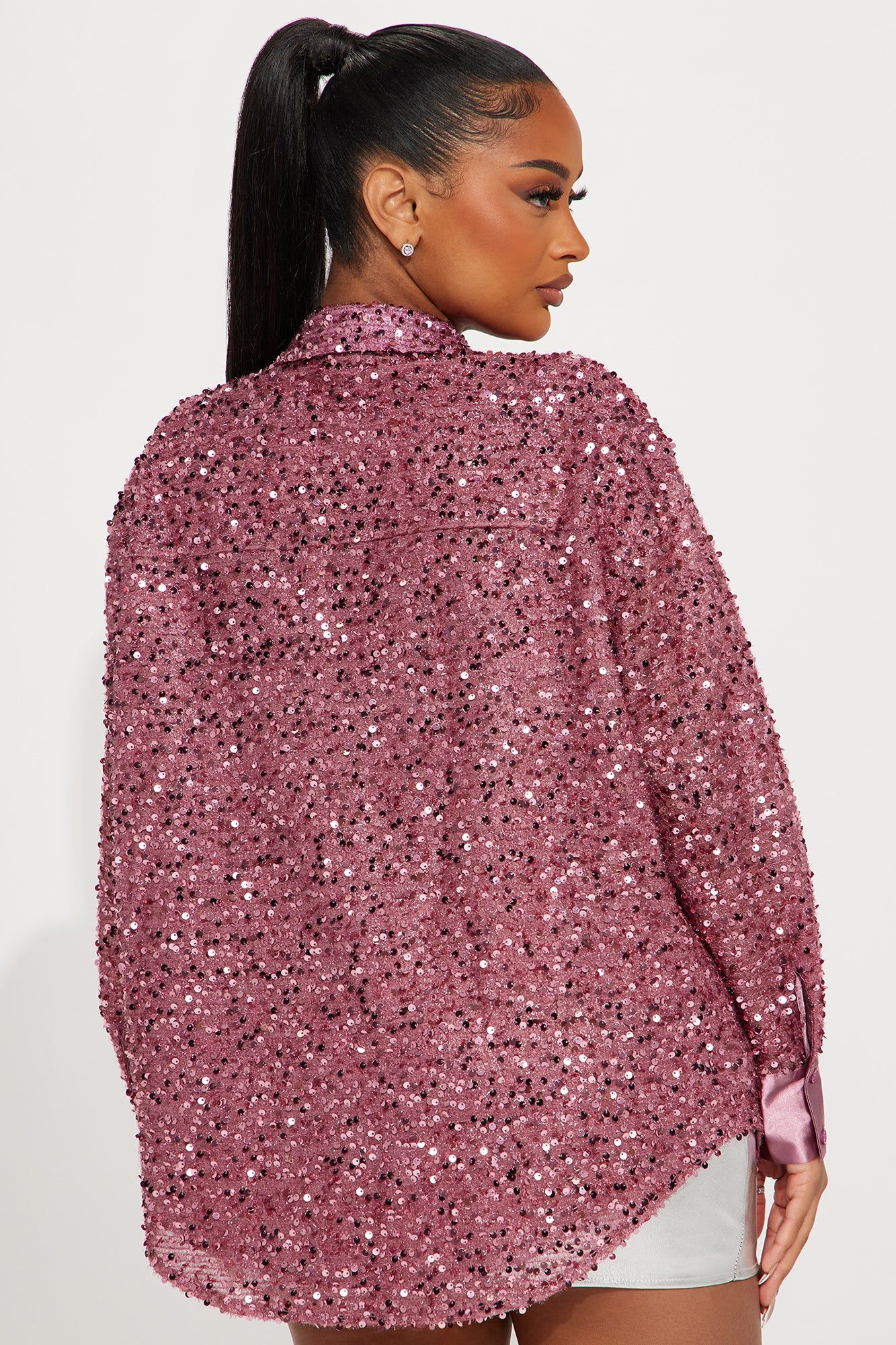 Looking Fab Sequin Top - Pink sold by Fashion Nova product image thumbnail 3