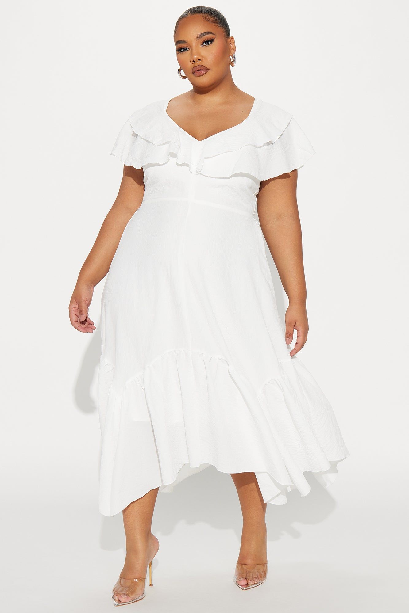 Addison Airflow Midi Dress - White sold by Fashion Nova product image thumbnail 5