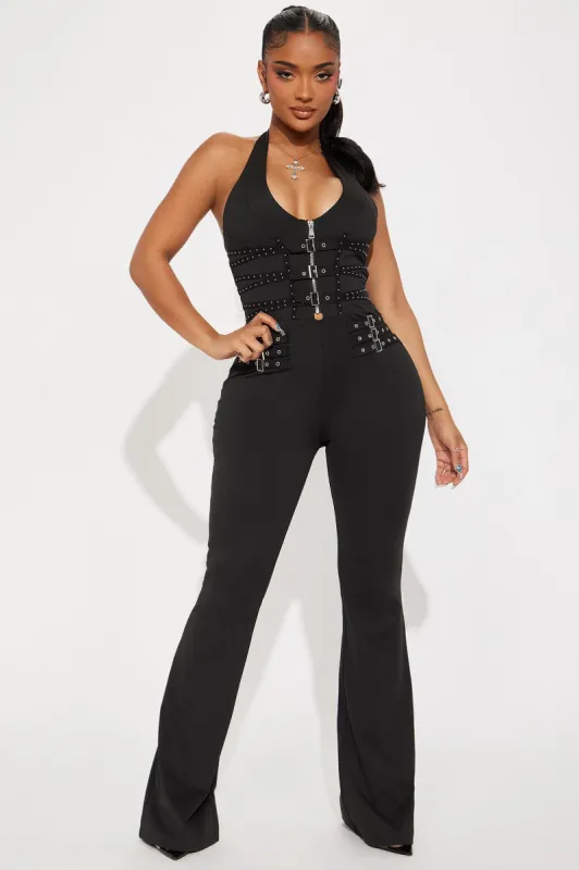 Vixen Moment Jumpsuit - Black sold by Fashion Nova
