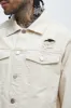 Benson Distressed Trucker Jacket - Cream sold by Fashion Nova