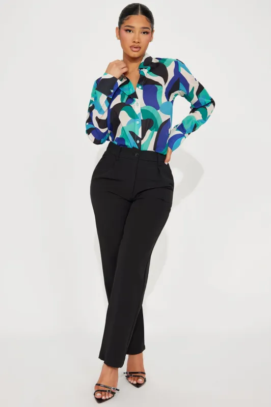 Shades Of Cool Shirt - Blue/combo sold by Fashion Nova