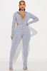 Alana Snatched Jumpsuit - Slate Grey sold by Fashion Nova