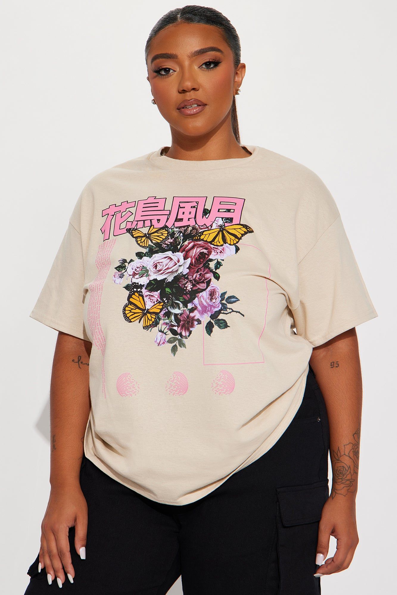 Beauty In You Graphic Tshirt - Sand sold by Fashion Nova product image thumbnail 4