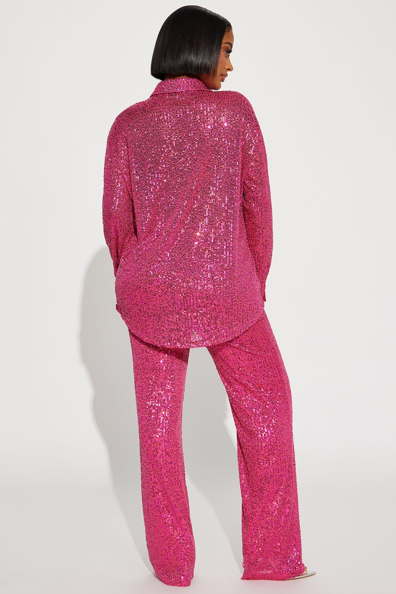 Sara Sequin Pant Set - Pink sold by Fashion Nova product image thumbnail 3