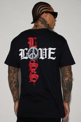 Love Loss Short Sleeve Tee - Black sold by Fashion Nova