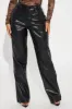 Tell Me Why Faux Leather Pant - Black sold by Fashion Nova