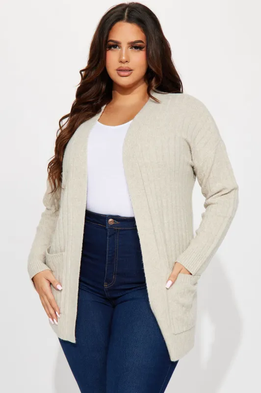 Panorama Cardigan - Oatmeal sold by Fashion Nova