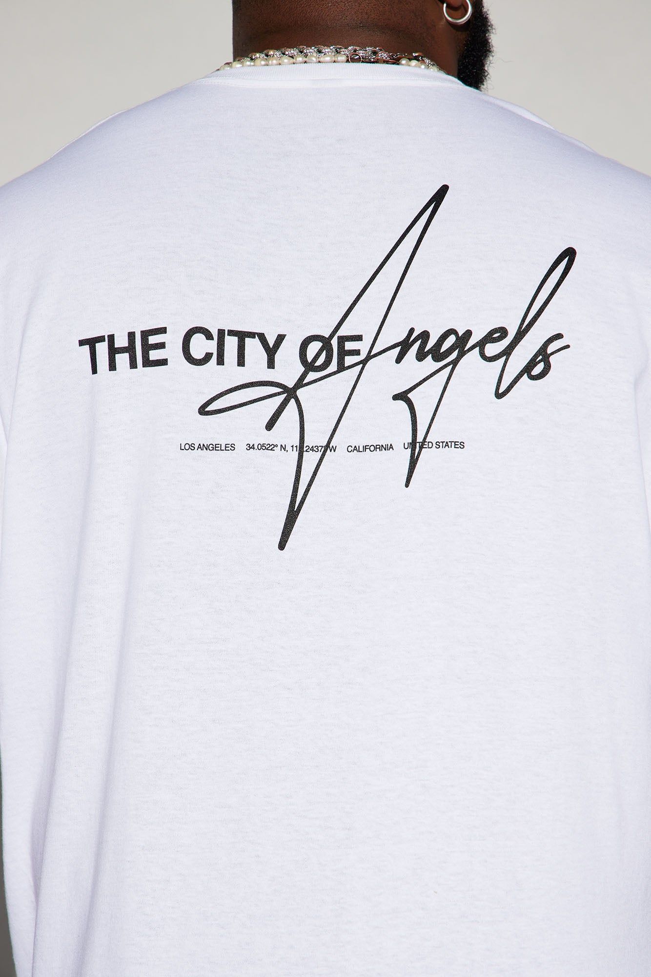 LA Signature Short Sleeve Tee - White sold by Fashion Nova product image thumbnail 4