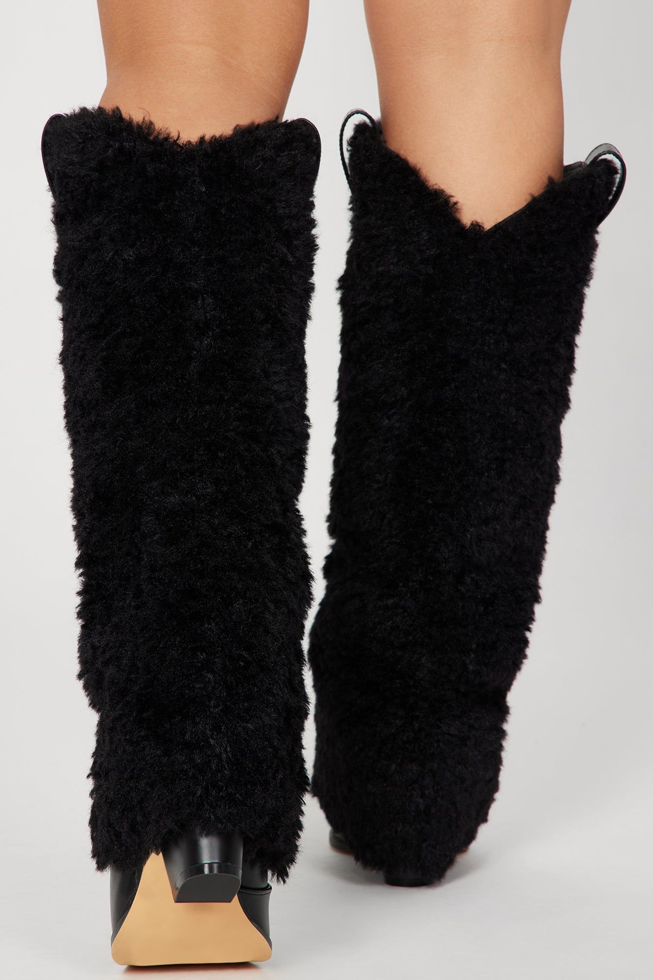 Just Warming Up Knee High Boots - Black sold by Fashion Nova product image thumbnail 4